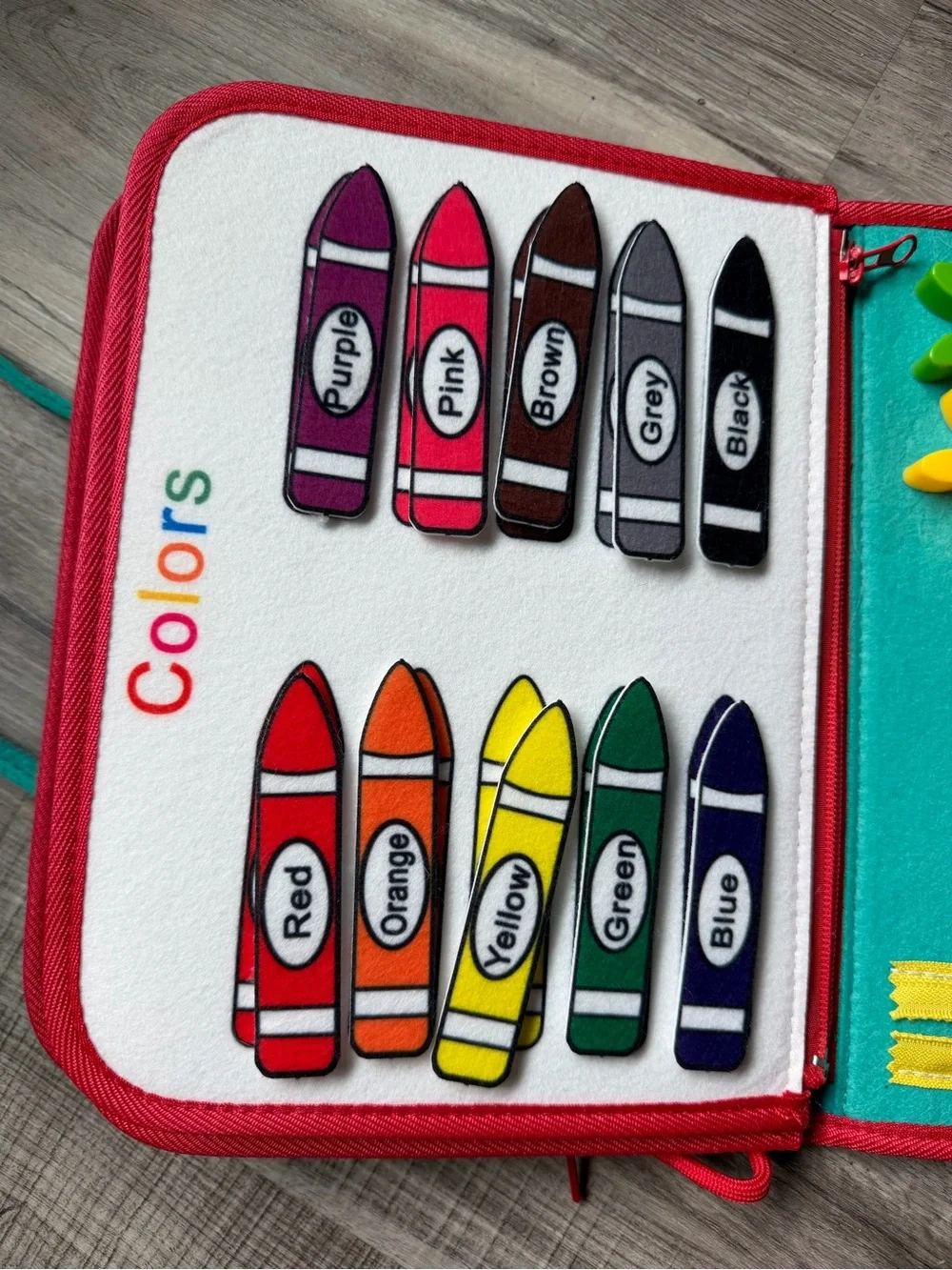 Kids Montessori Sensory Busy Book